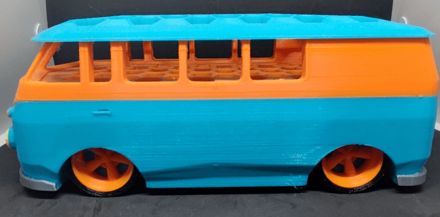 Combi VW Orange & bleu - Organisateur de bureau