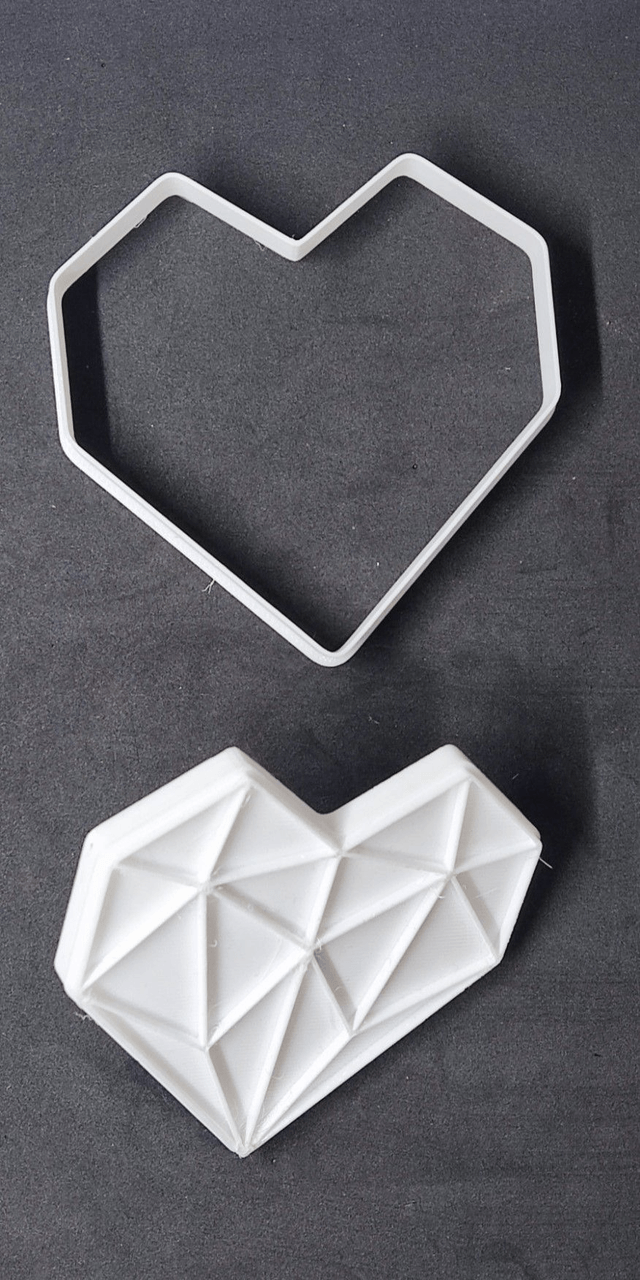 Cookie cutter Coeur diamant