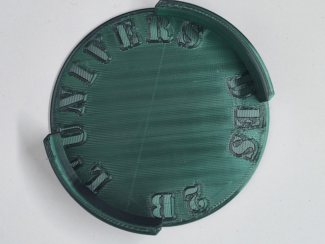 Ensemble des 6 dessous de verres (vert)